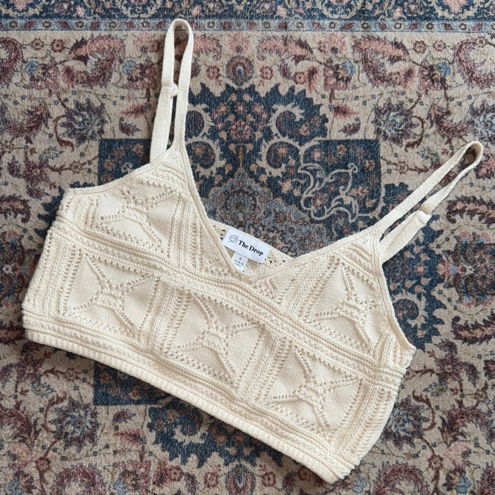 Tan Knit Bralette